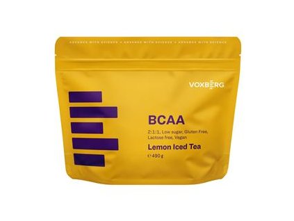 BCAA 490g citrónový ledový čaj (Varianta citrónový ledový čaj)