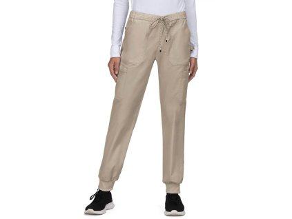 Dámské kalhoty Giana Stretch - béžová (Velikost 3XL)