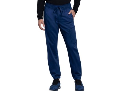 Zdravotnické pánské jogger kalhoty Cherokee Revolution ACTIVE STYLING - námořnicky modré (Velikost 3XL)