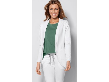 Dámský kabátek - bílá (Velikost 3XL)