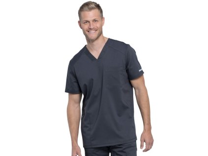 Zdravotnická pánská halena Cherokee Revolution ACTIVE STYLING - tmavě šedá (Velikost XL)