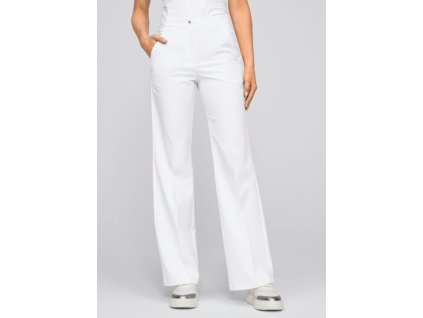 Prémiové zdravotnické kalhoty THIVA – bílé (Velikost 2XL)