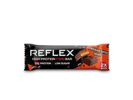 High Protein Twin Bar 60g chocolate toffee crispy (Varianta chocolate toffee crispy)
