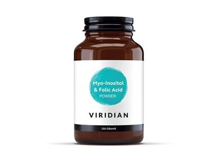 Myo-Inositol and Folic Acid 120g (Inositol,k.listová) Synergní podpora zdraví žen a cyklu