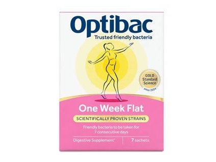 One Week Flat (Probiotika při nadýmání a PMS) 7 x 1,5g sáček  Probiotika pro zmírnění nadýmání a symptomů PMS