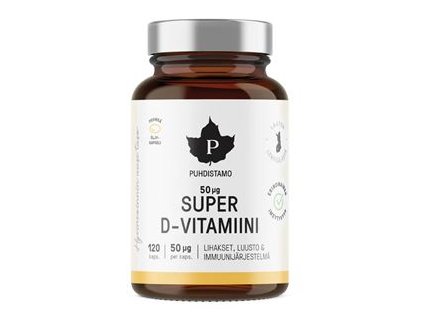 1 super vitamin d 50 ug 120 kapsli