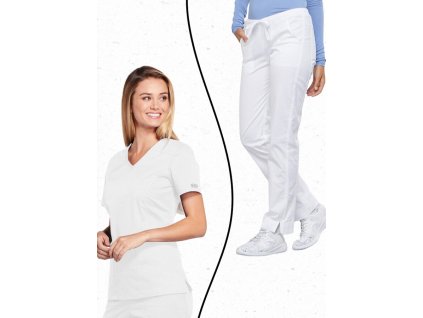 damsky cherokee set biela 2146