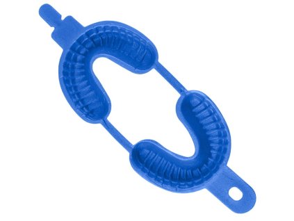 23493 DENTALINE Jednorazowe lyzki do fluoryzacji duze niebieskie Opak. 100 szt