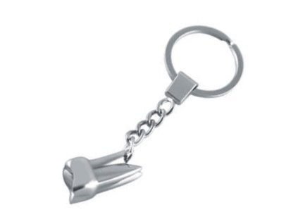 26788 Breloczek metalowy zab trzonowy