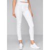 Dámské bílé kalhoty SLIM STRETCH (Velikost XS)