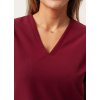 Zdravotnická halenka Premium AURA - švestková (Velikost 3XL)