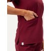 Zdravotnická halenka Premium AURA - švestková (Velikost 3XL)