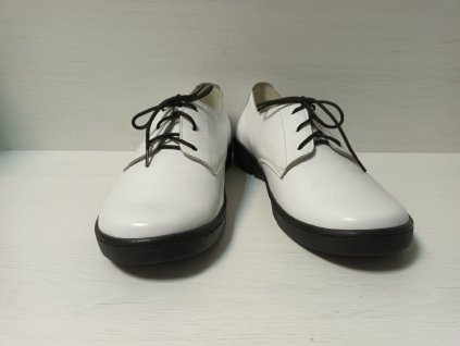 Celoroční bílé dámské kožené boty vel.38