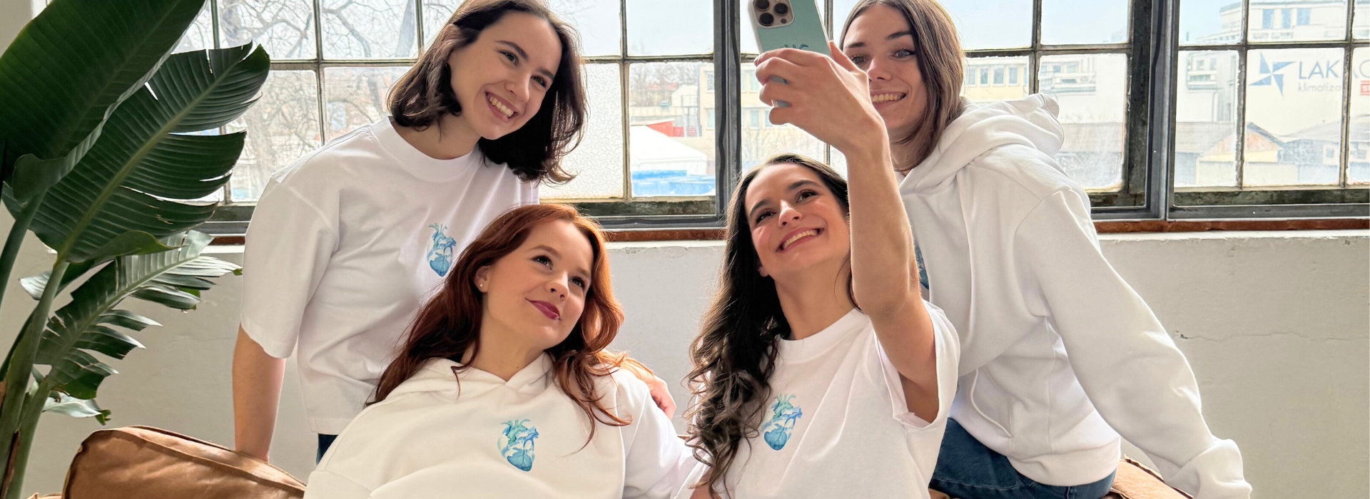 Tričko, mikina a kryt ocean heart