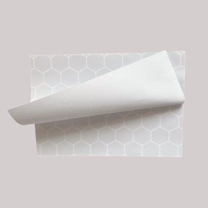 Flashcards White-Lined hexagonal 80g