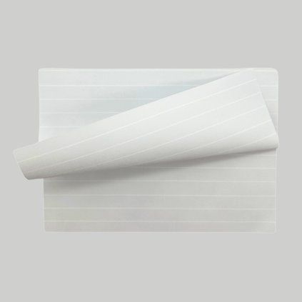 Flashcards White-Lined wide lined 80g