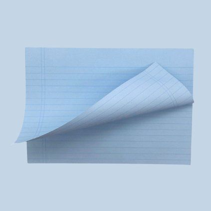 Flashcards blue lined 80g