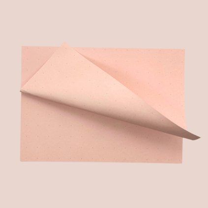 Flashcards peach dotted 190g