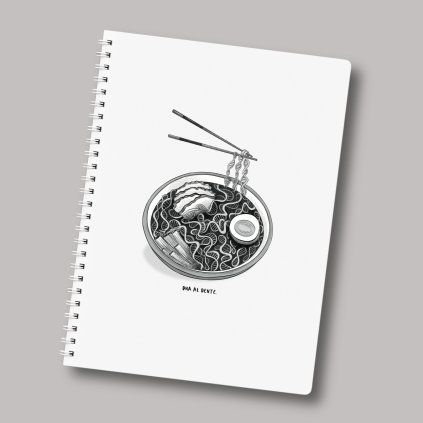 A4 notebook dotted DNA al dente