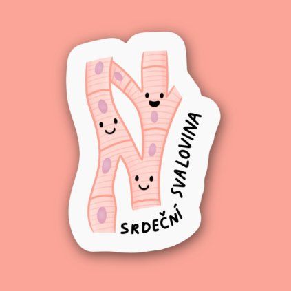 Sticker Cardiac muscle