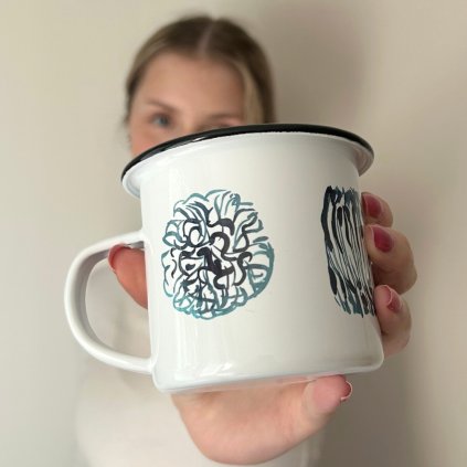 Kubek emaliowany Mitoza