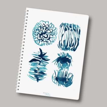 A4 notebook Mitosis White-Lined hexagon