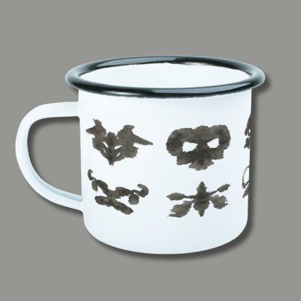 Enamel mug Rorschach