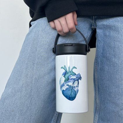 Thermal bottle Ocean heart