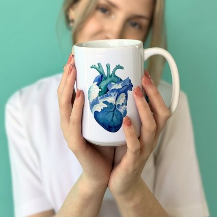 Kubek ceramiczny Ocean heart