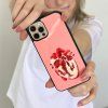 Phone case Pomegranate heart black