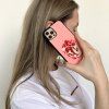 Etui na telefon Pomegranate heart czarne
