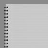 A4 notebook White-Lined lined
