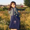 Tote bag Intestinum with embroidery