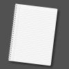 A4 notebook lined The Great Wall of Teeth