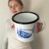 Enamel mug Ovary
