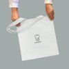 Tote bag Dens with embroidery