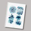 A4 notebook Mitosis White-Lined hexagon