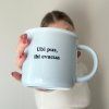 Porcelain mug Ubi pus, ibi evacua