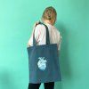 Tote bag Ocean heart