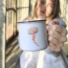 Ceramic enamel-style mug Jelly brain