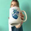 Ceramic mug Ocean heart