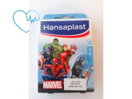 Náplast Marvel Kids 20 ks