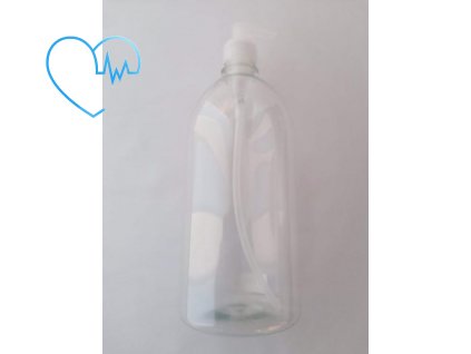 Plastová lahvička s dávkovačem 1000 ml