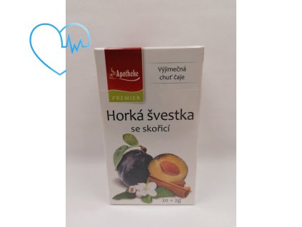 Čaj Apotheke Horká švestka se skořicí 20x2g