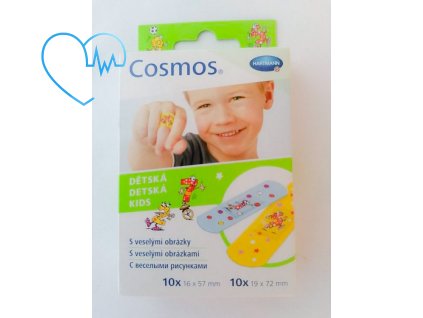 Náplast Cosmos dětská dělená 20 ks