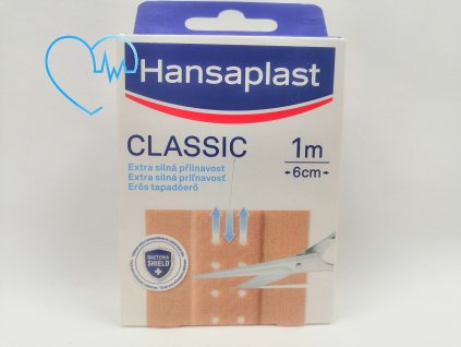 Náplast Hansaplast textilní 6cmx1m