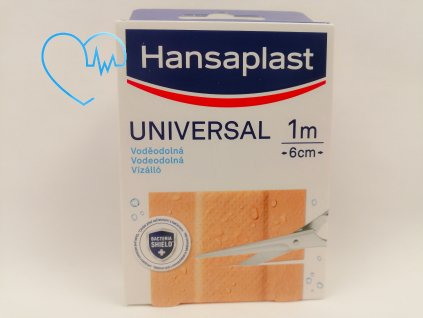 Náplast Hansaplast Universal voděodolná 6cmx1m