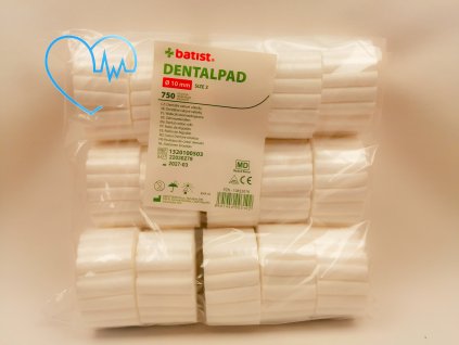 Dentalpad č.2 pr. 10 mm 15x50 ks