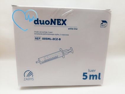Jednorázová stříkačka Duonex 5 ml 100 ks