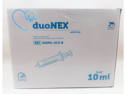 Jednorázová stříkačka Duonex 10 ml 100 ks